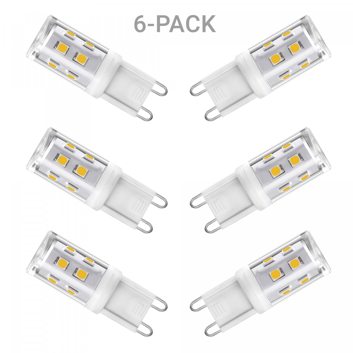 Pack de 6 KS G9, LED 2W (5879x6) - KS Lighting - Sources de lumière