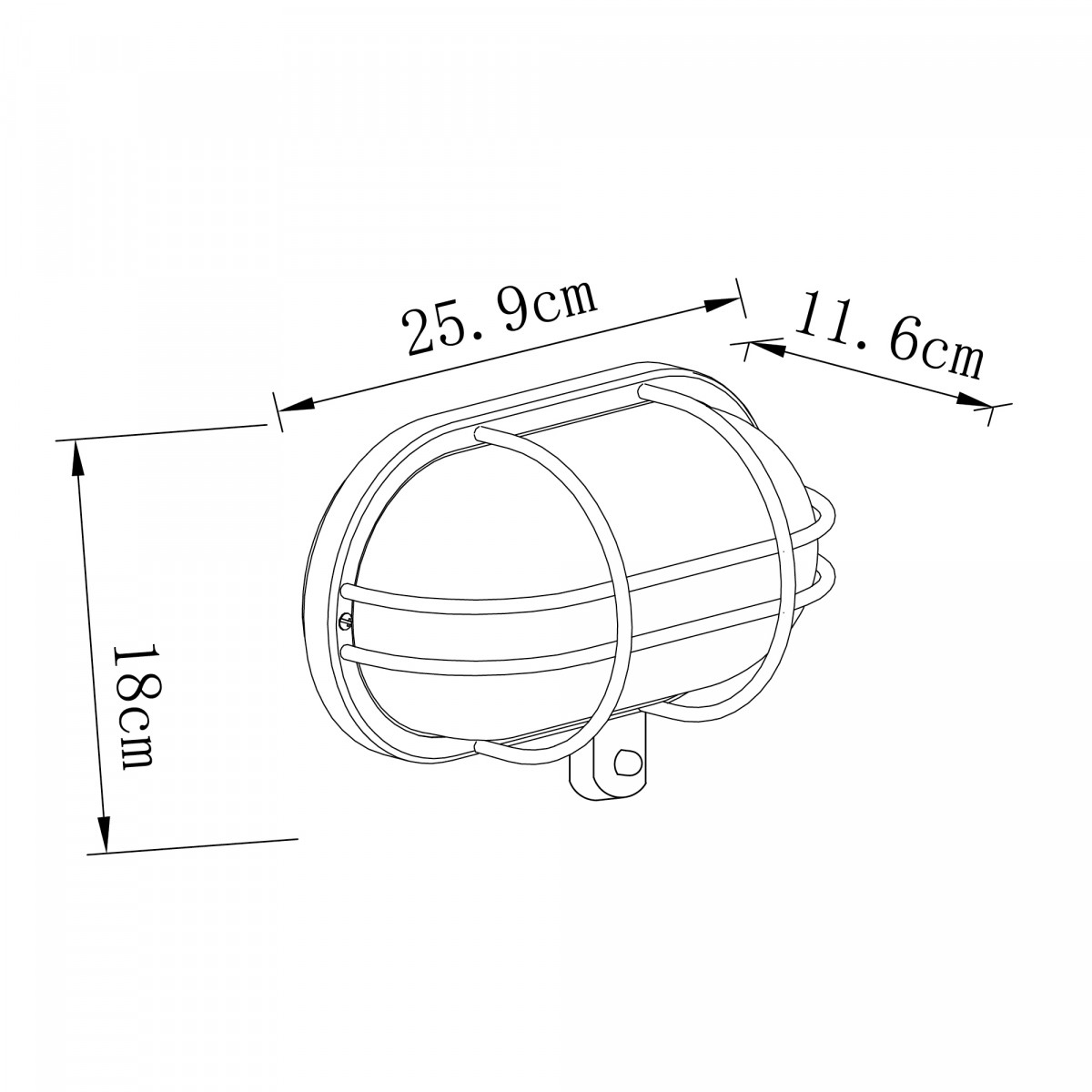 Applique d'extérieur  Sonn (7335) inox avec capteur de mouvement 