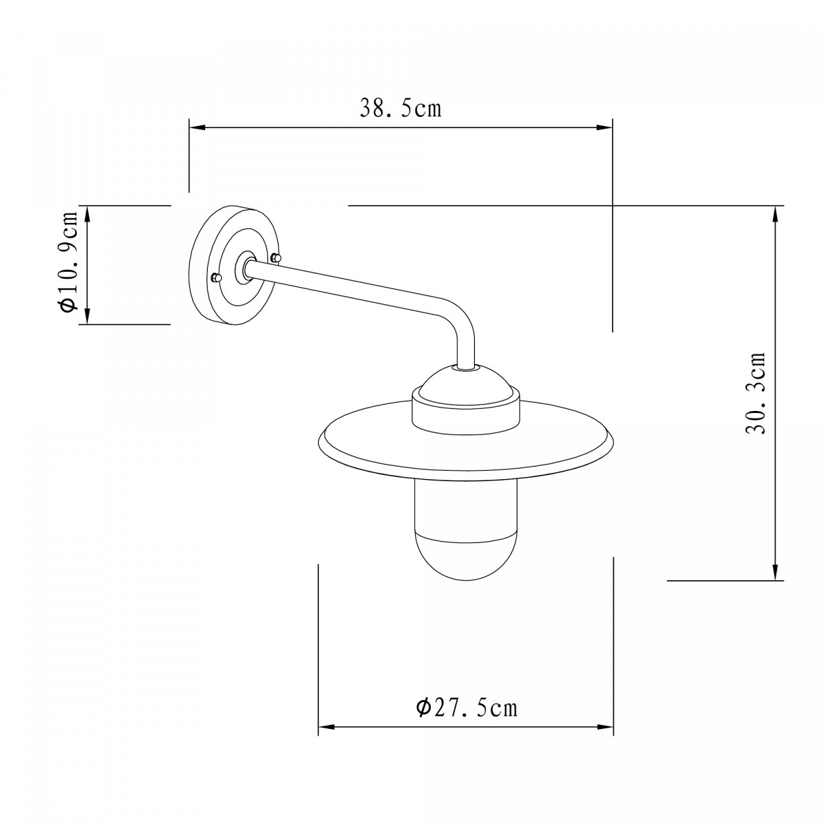 Lampe d'écurie éclairage mural, extérieur Gusto Tendance Retro (7659) de KS Lighting