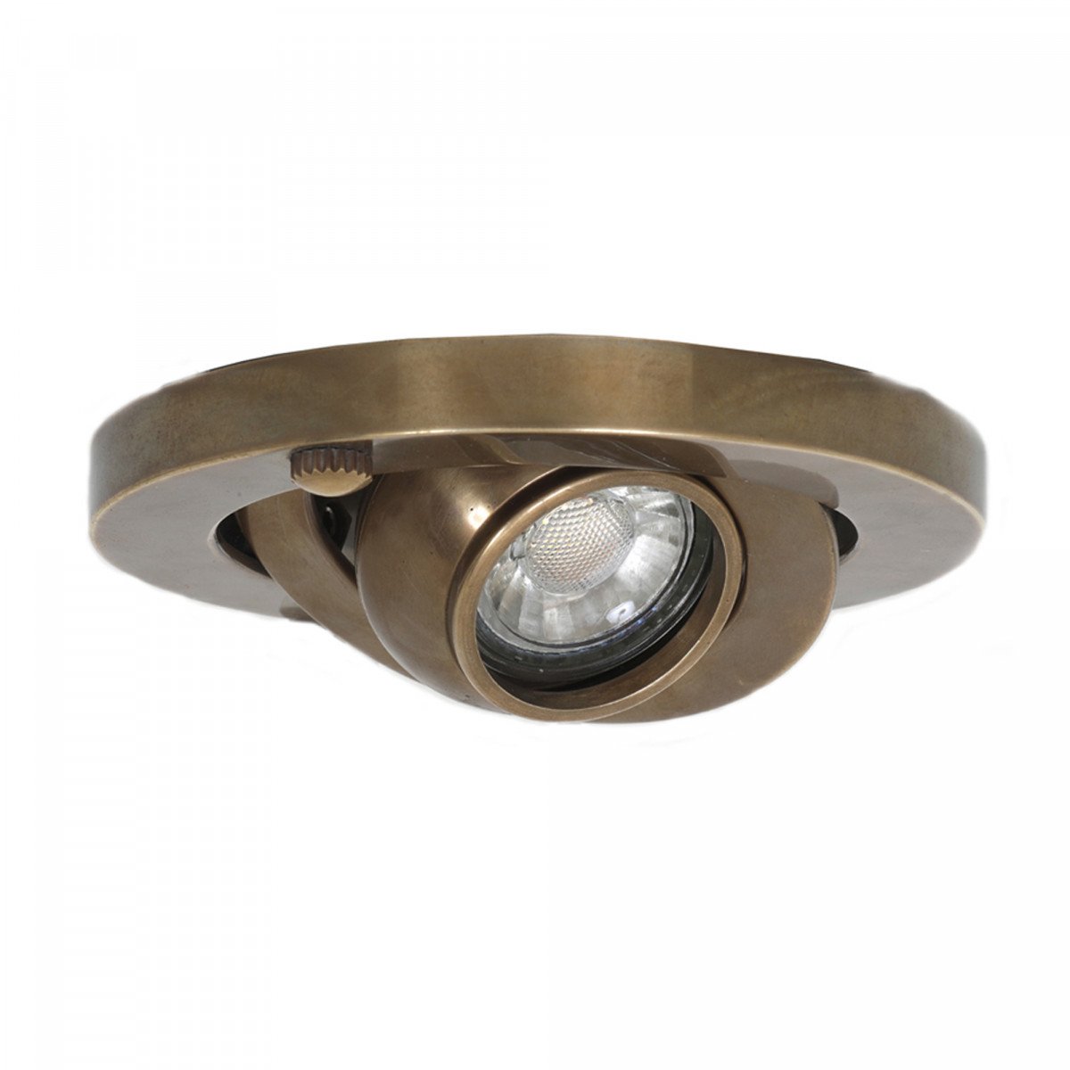 Spot de plafond orientable Ariel vintage - bronze vieilli