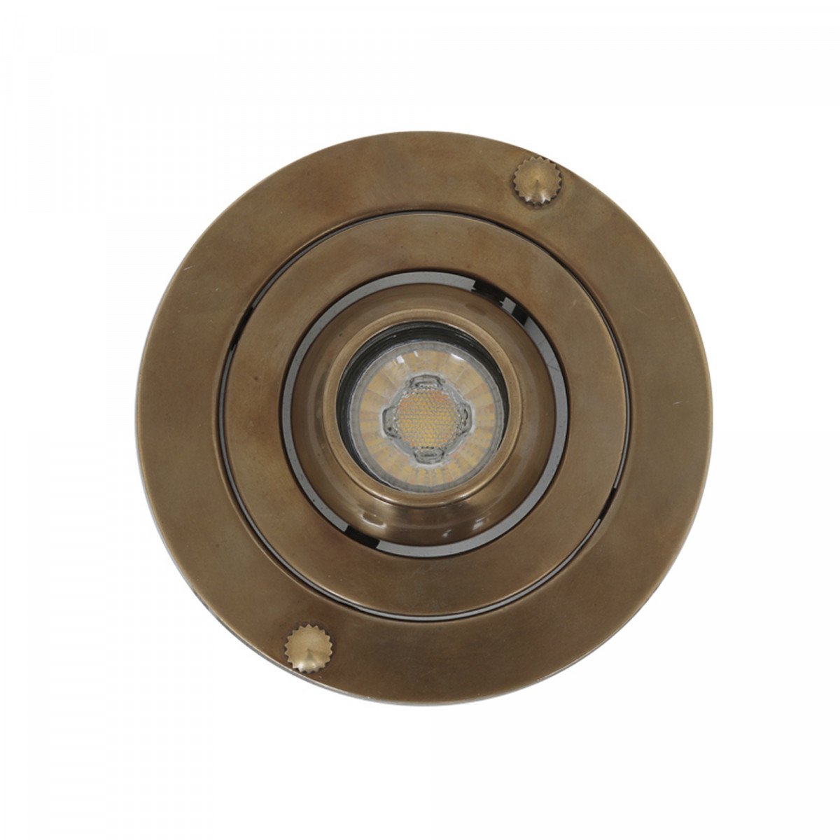 Spot de plafond orientable Ariel vintage - bronze vieilli