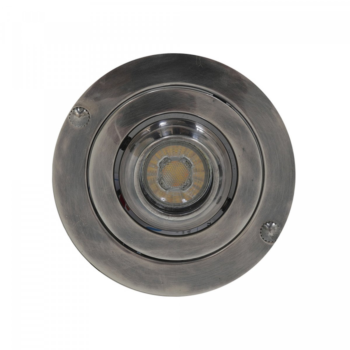 Spot de plafond Ariel argent vieilli 