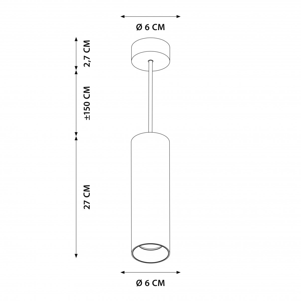 Suspension Cylin Or | Nostalux.fr