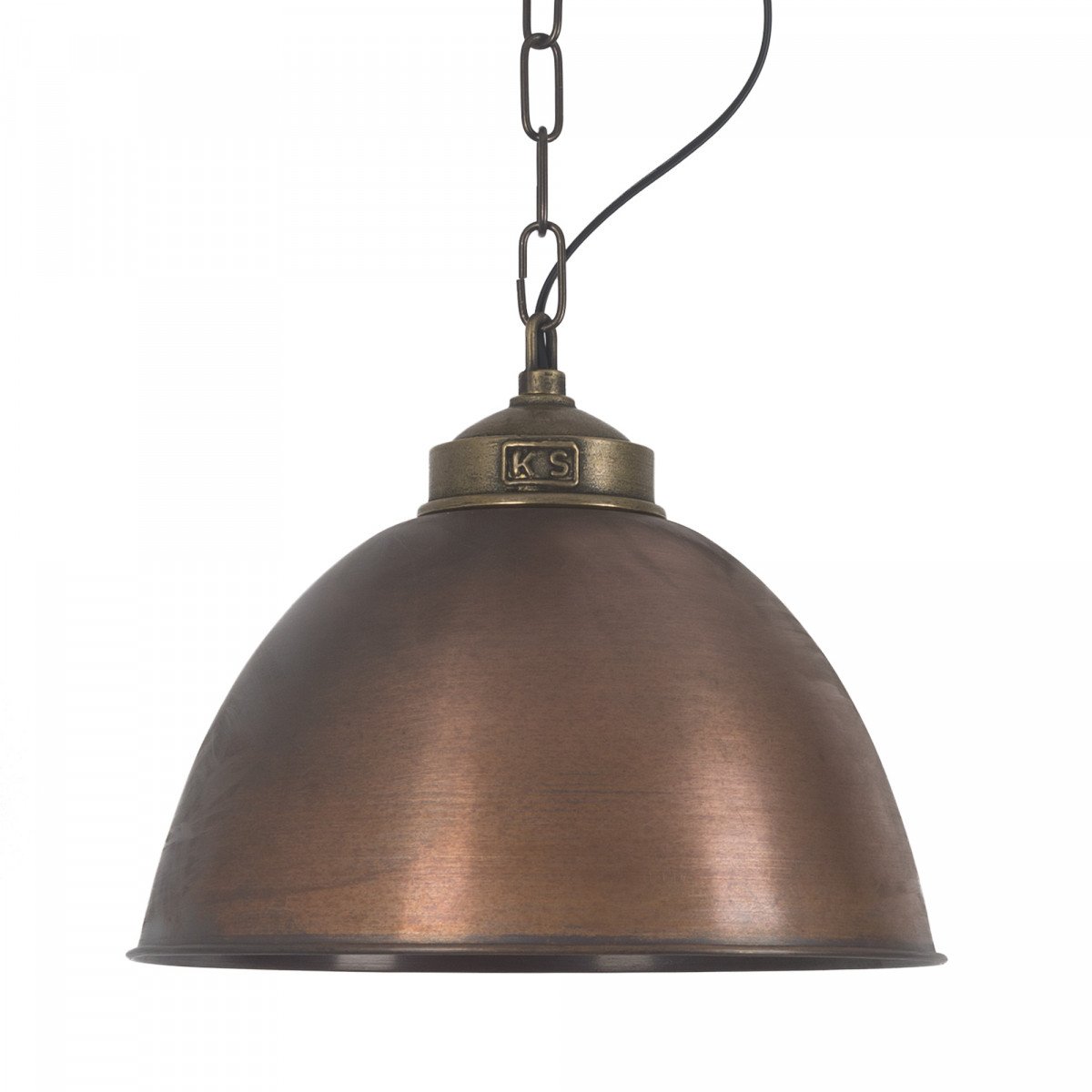 Lampe suspendue Loft ll (6569) Bronze & Cuivre industriel | Nostalux.fr