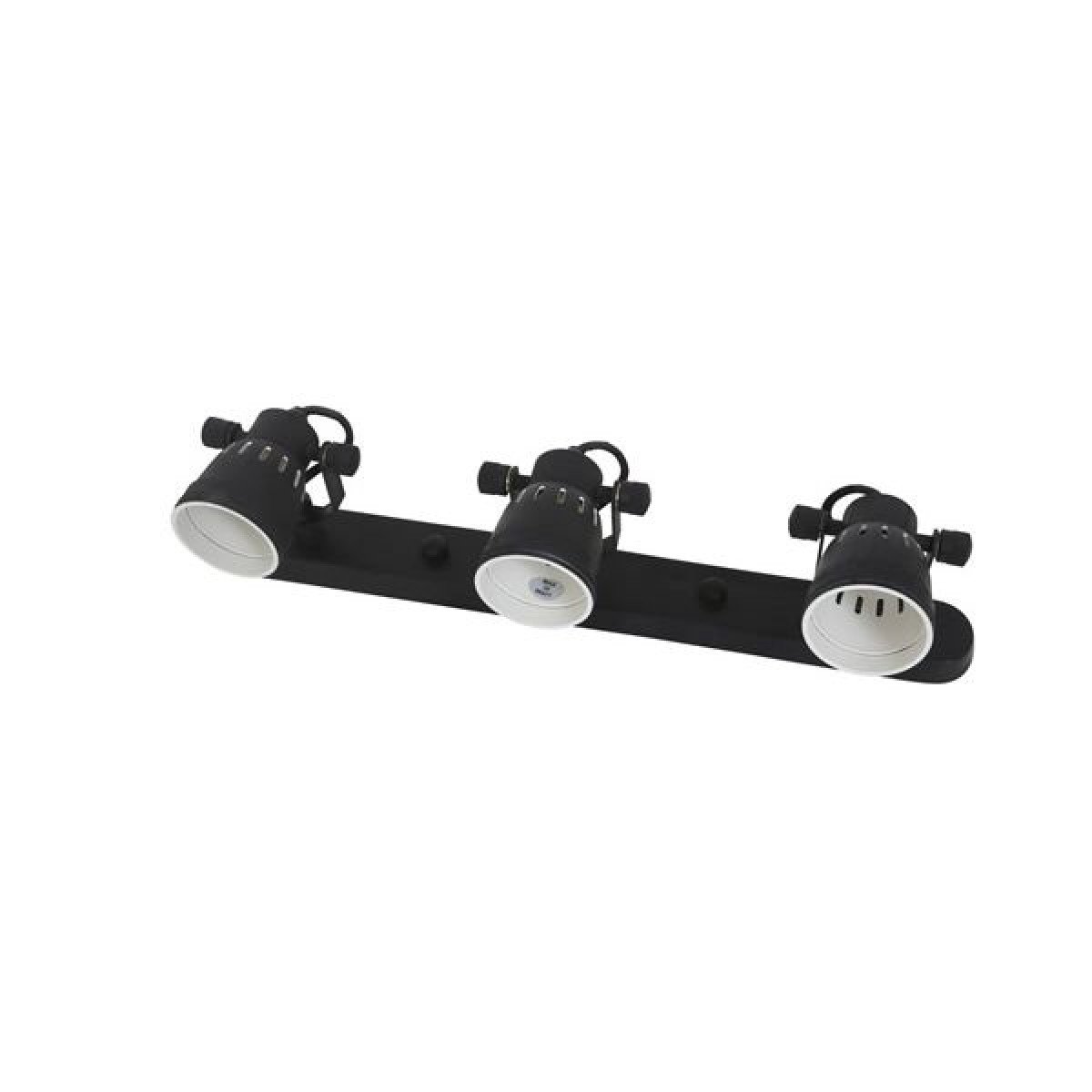 Triple spots Indigo (30473) noirs de Nostaluce | spots industriels & vintage|Nostalux.fr