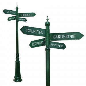 Panneau de signalisation à 4 points Bristol