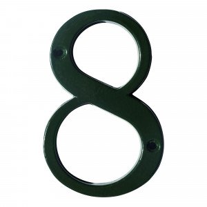 Numéro de maison 8 (5858) - l'éclairage extérieur KS - Numéros de maison