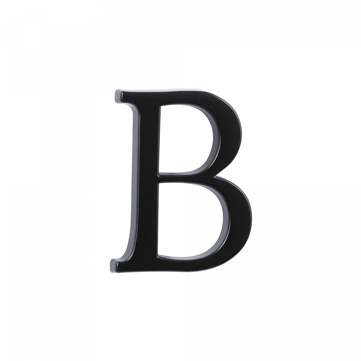  Grande lettre B de maison  - montage invisible- lettres de maison - aluminium galvanisé - 19 cm de hauteur | Nostalux.fr