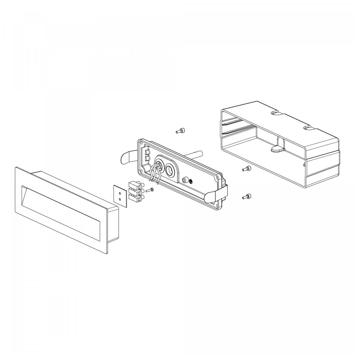Element 2 XS spot encastré incl. LED