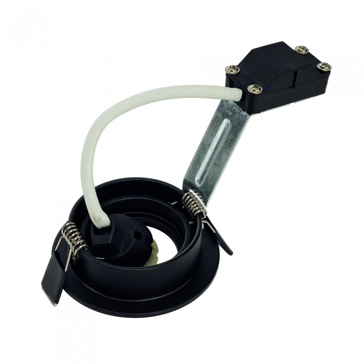 Inbouwspot Zwart rond gu10