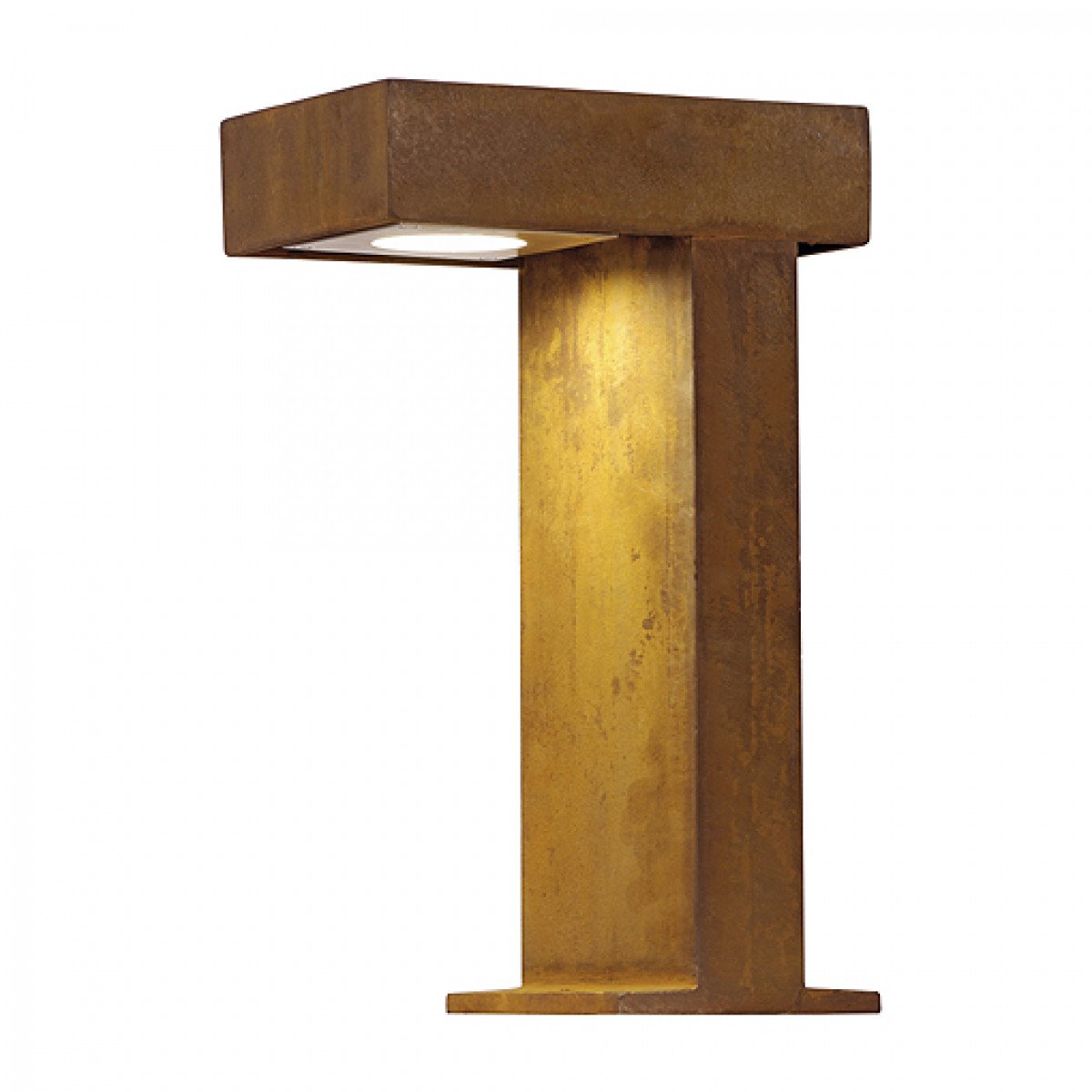 Lampe de poche rouillée Acier rouillé 1xgx53