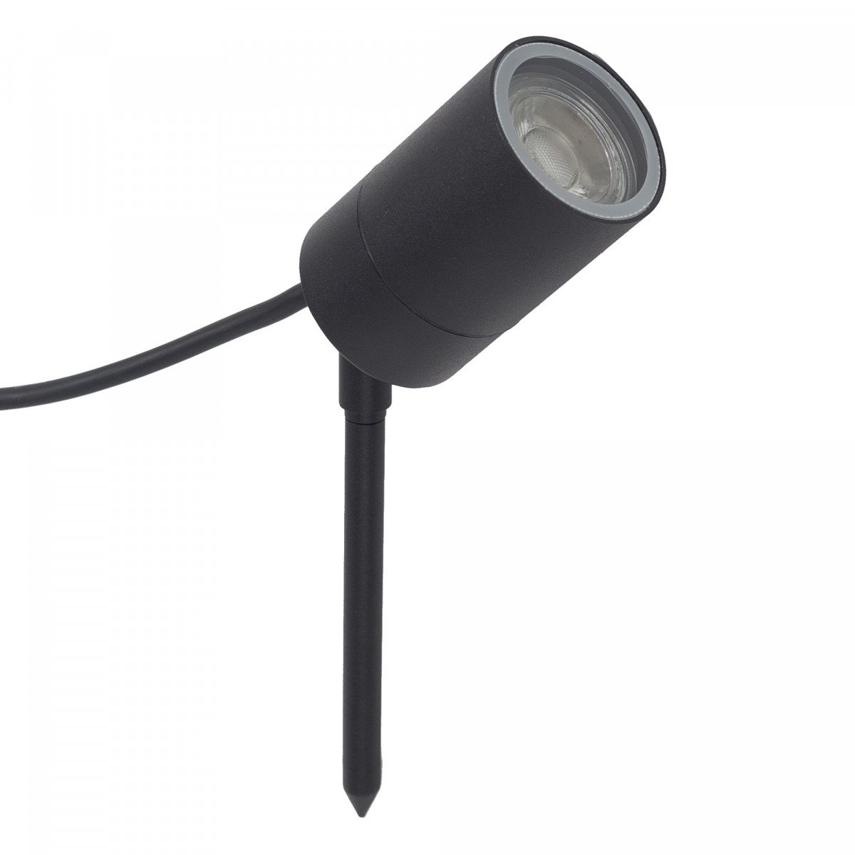 lot 6 spots LED plug & play de jardin à piquets capteur jour/nuit de KS Lighting