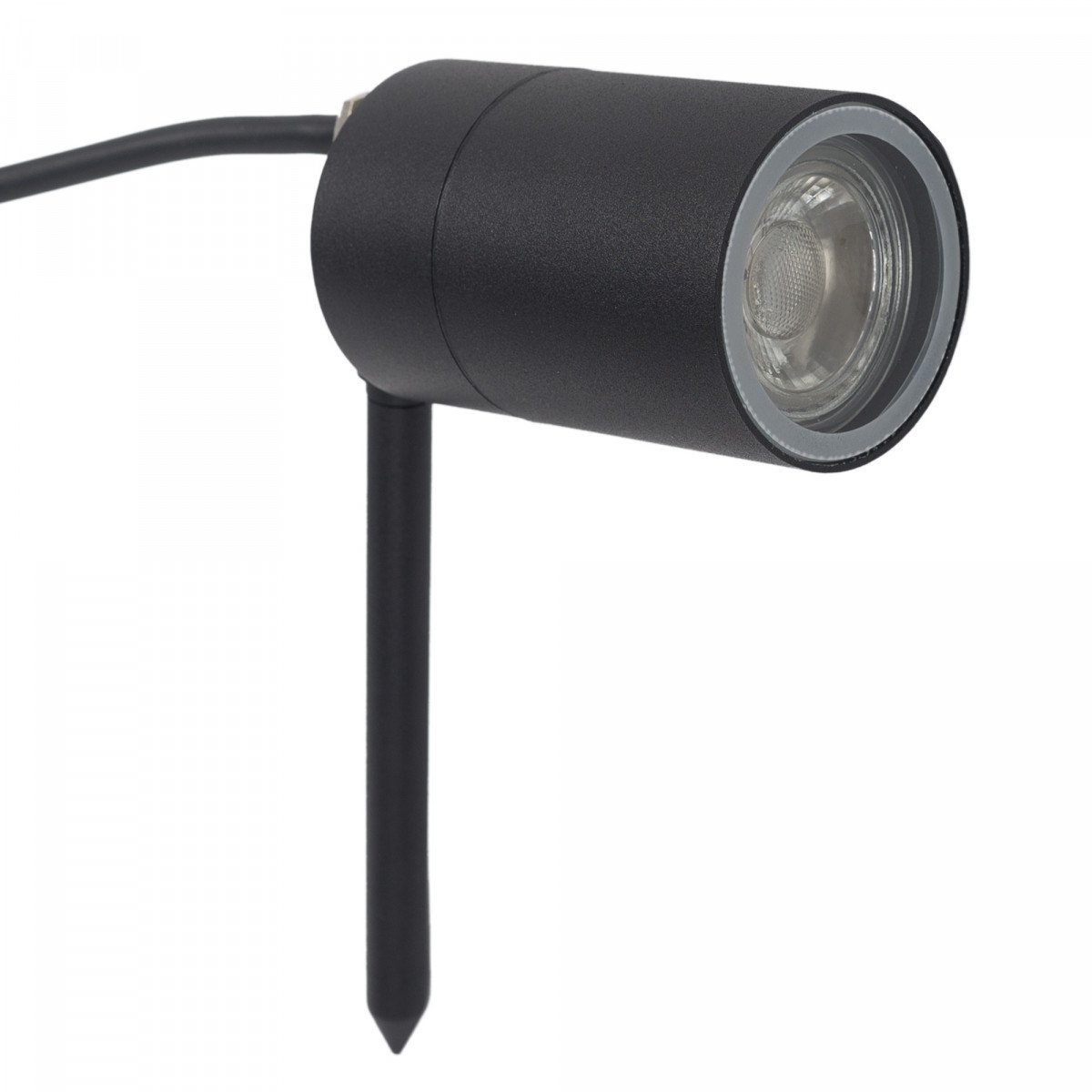 lot 6 spots LED plug & play de jardin à piquets capteur jour/nuit de KS Lighting