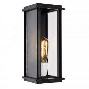 Applique murale d'extérieur, noire, Capital 