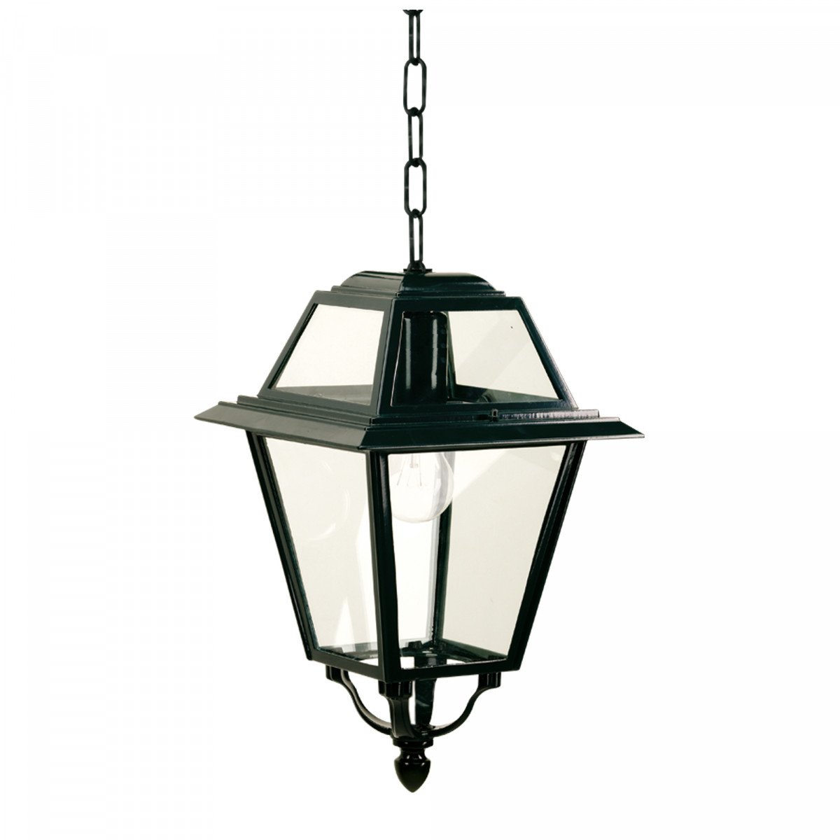 Lampe d'extérieur à chaîne KS K14A (1516) lanterne vitrée carrée