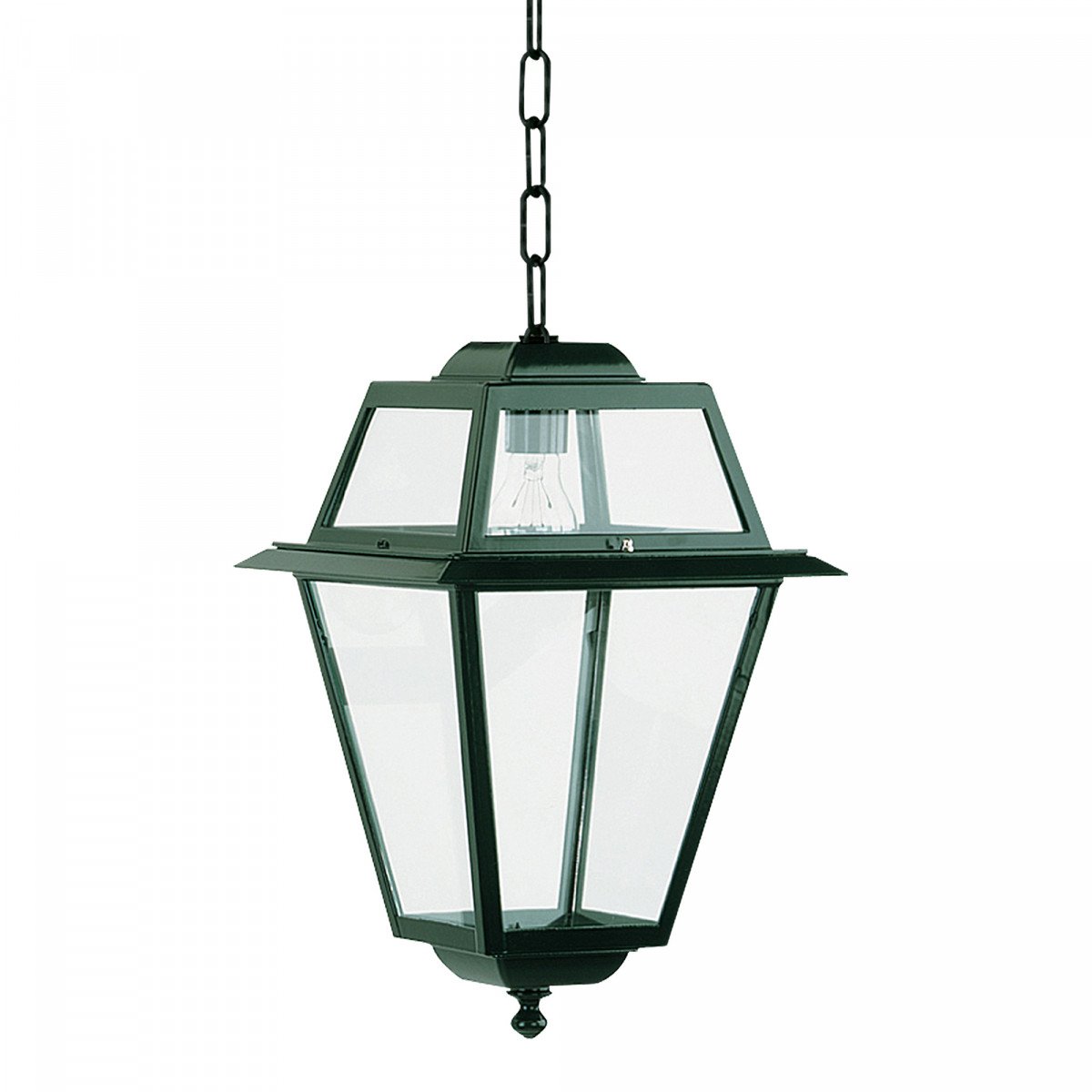 Lampe d'extérieur suspendue à chaîne K14 (1518) lanterne carrée