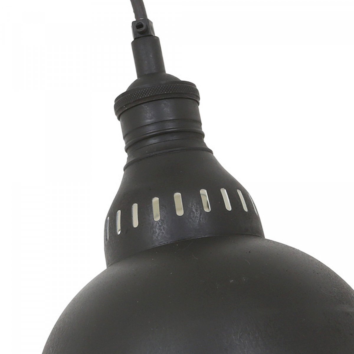 Lampe suspendue noir antique Dakota (30332) Nostaluce | Nostalux.fr