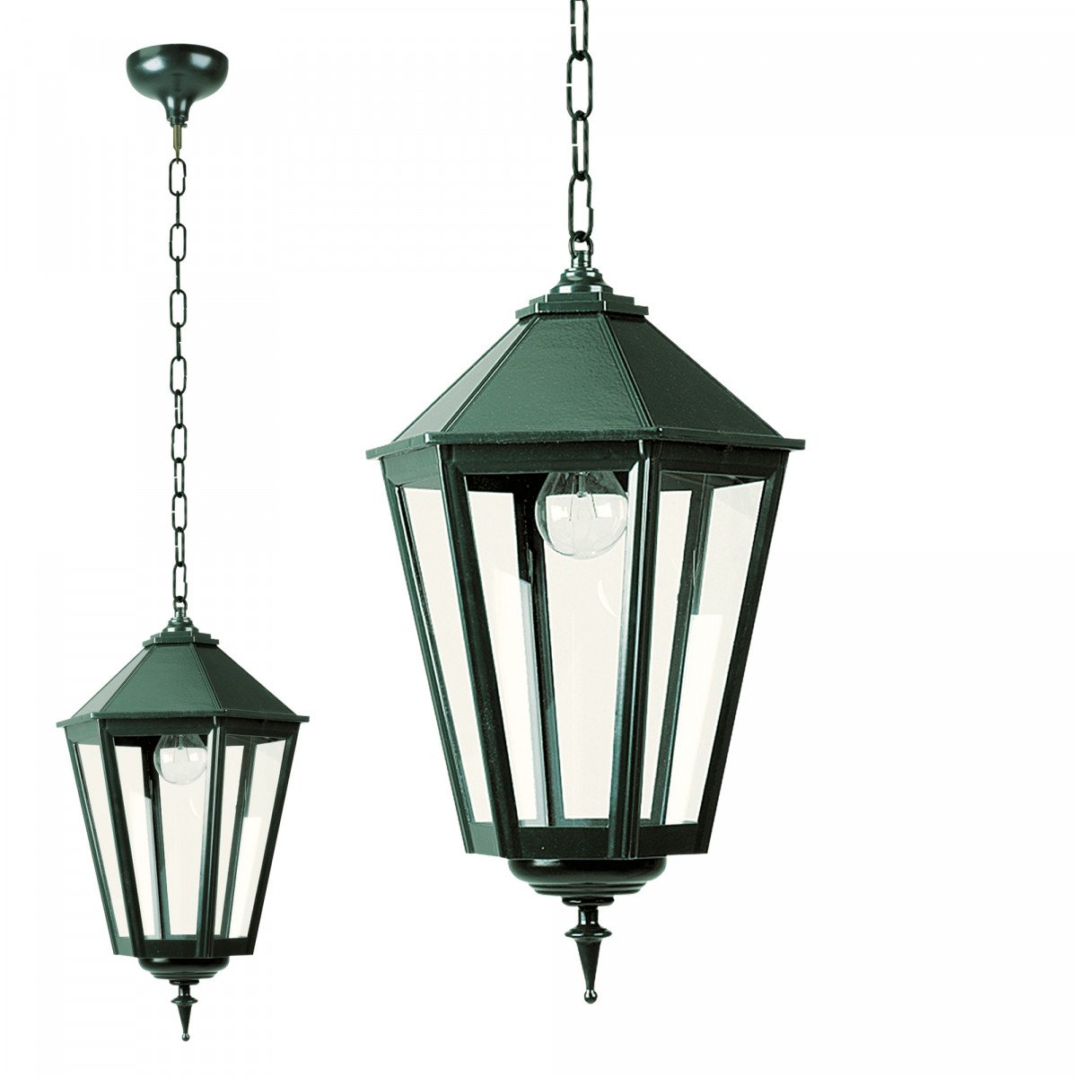 Lampe d'extérieur suspendue à chaîne K7C (5114)