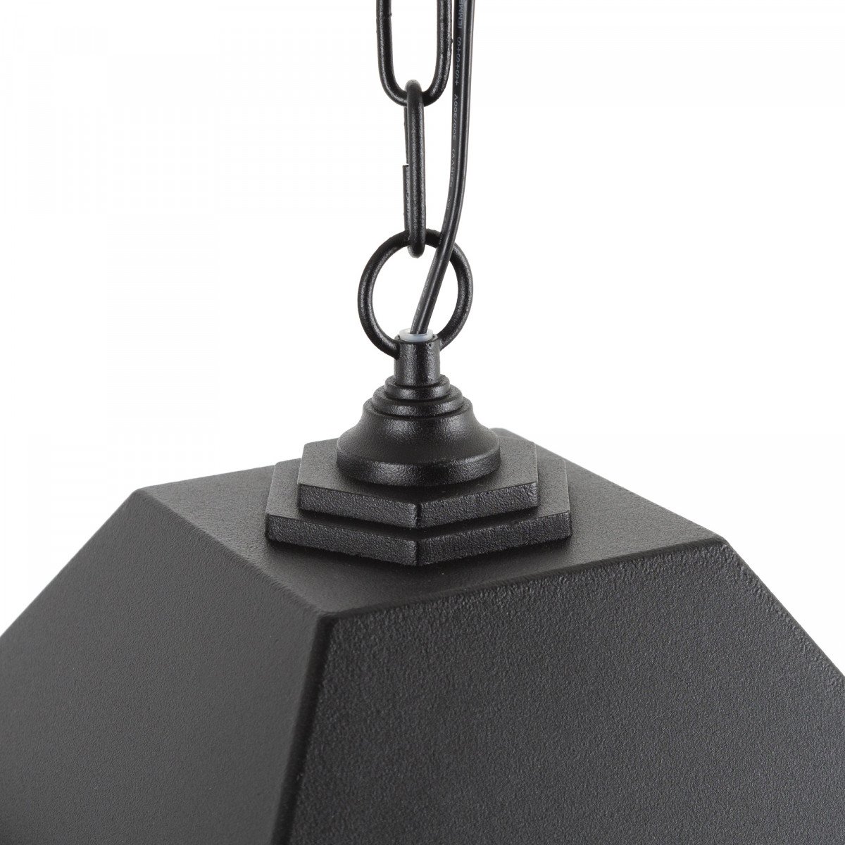 Lampe d'extérieur suspendue à chaîne Delft L lanterne carrée de KS Lichting, fabriquée aux Pays-Bas