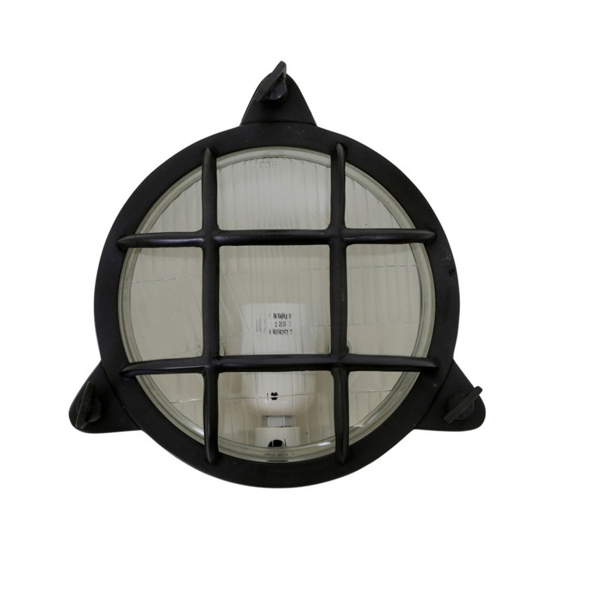 Plafonnière/applique murale noire antique Clipper (30828) - spots industriels | Nostalux