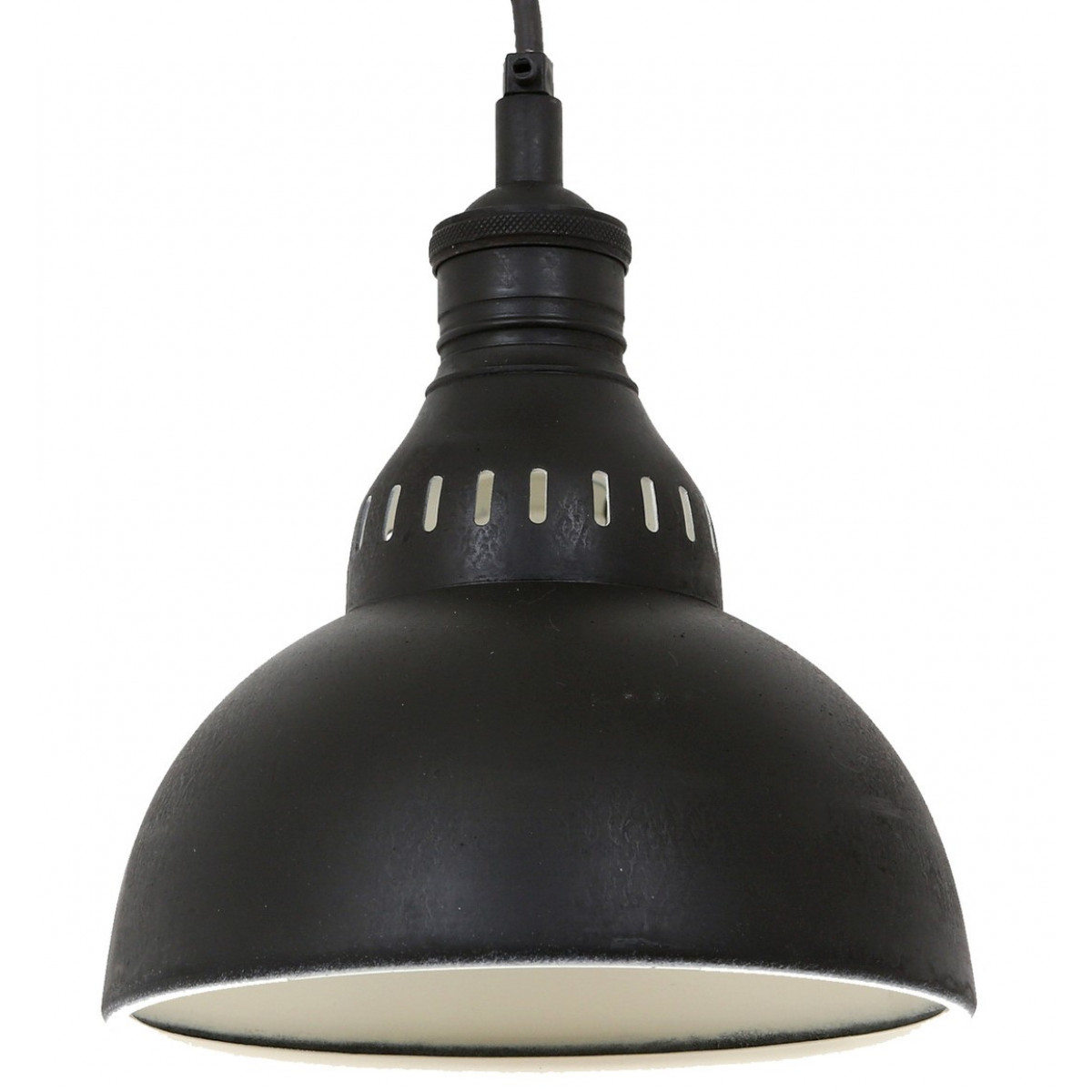 Lampe suspendue noir antique Dakota (30332) Nostaluce | Nostalux.fr