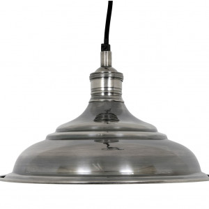 Grande suspension Ducasse (52130) argent vieilli  - sélection industrial & vintage | Nostalux.fr