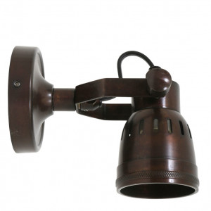 Spot mural Indigo Cover Copper (30230), abat-jour en cuivre Industriel Vintage | Nostalux.fr