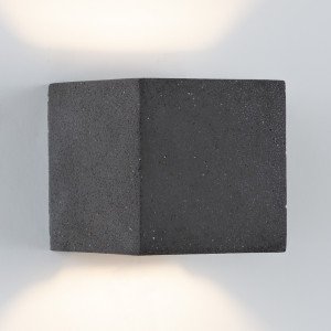 Applique murale béton noir Nature Up & Down | Nostalux.fr