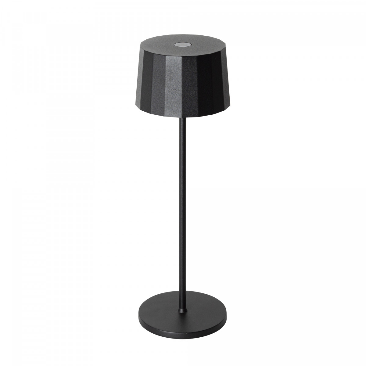 Lampe de table rechargeable tactile Lido (7622) Noire | Nostalux.fr