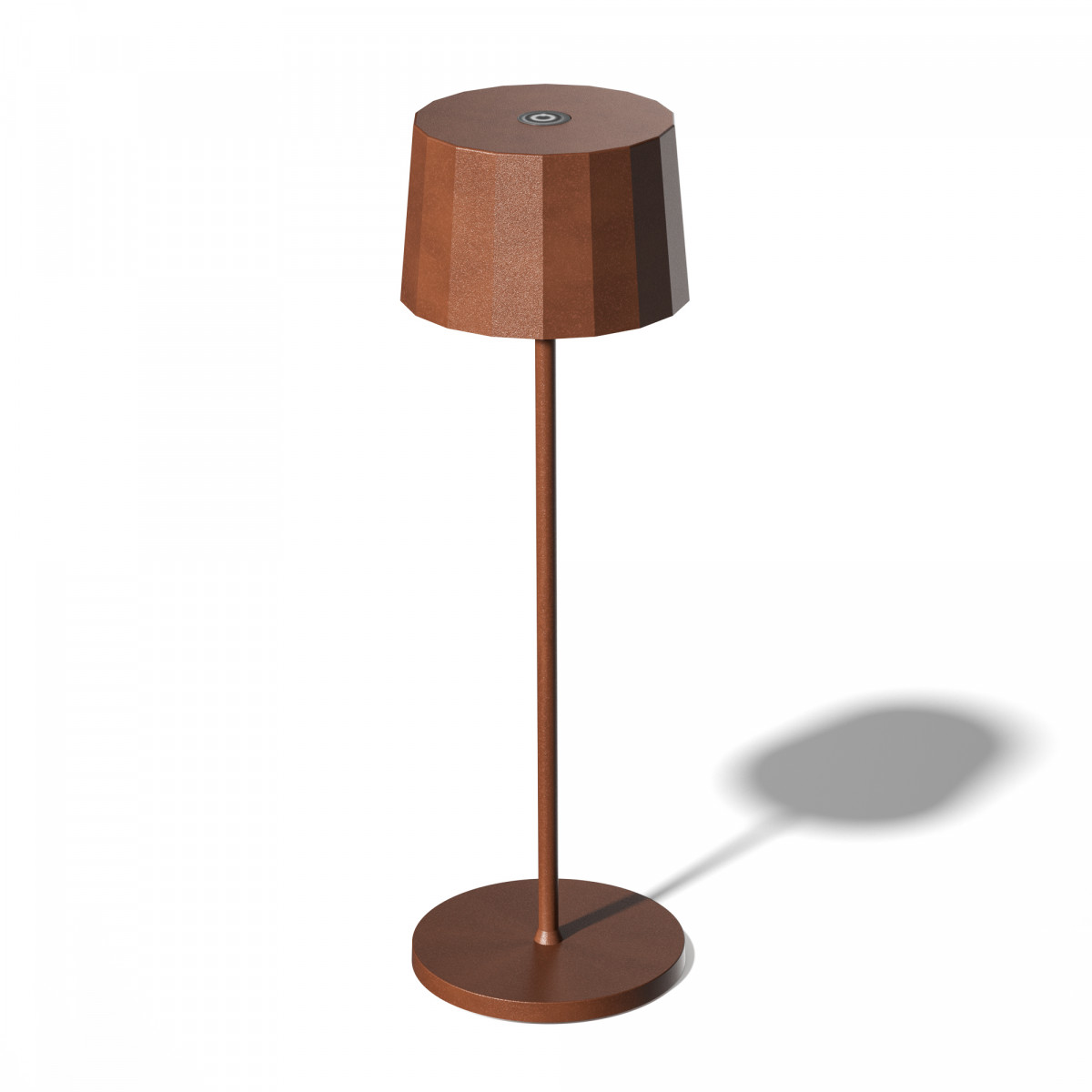 Lampe de table Lido Touch corten colorée avec USB