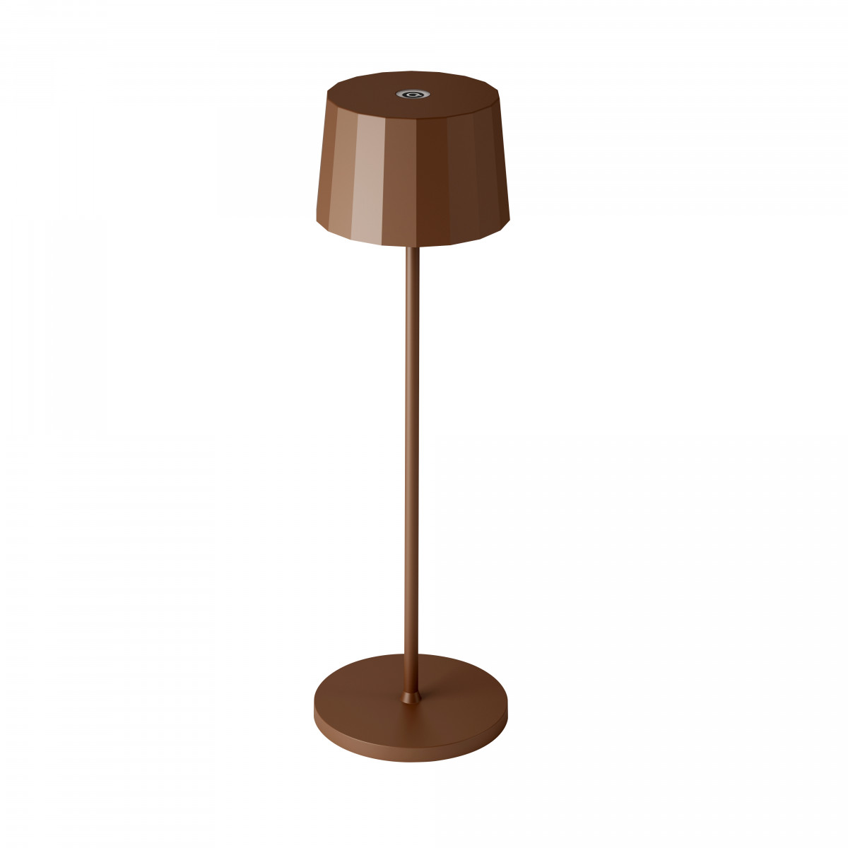 Lampe de table Lido Touch corten colorée avec USB