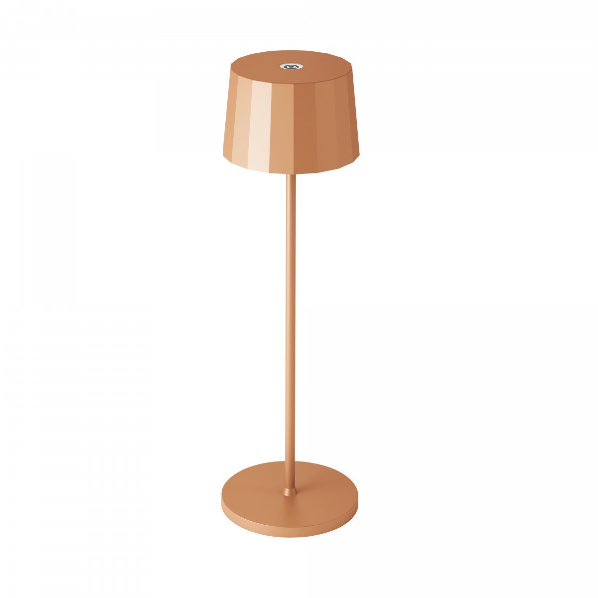 Lampe à poser Lido Touch Peach Orange avec USB