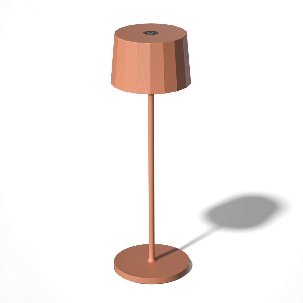 Lampe à poser Lido Touch Peach Orange avec USB