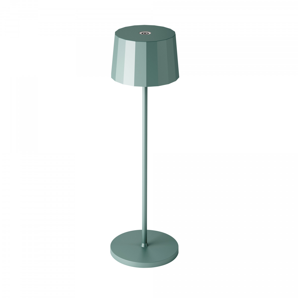 Lampe de table rechargeable tactile Lido Verte (7626) avec USB | Nostalux.fr
