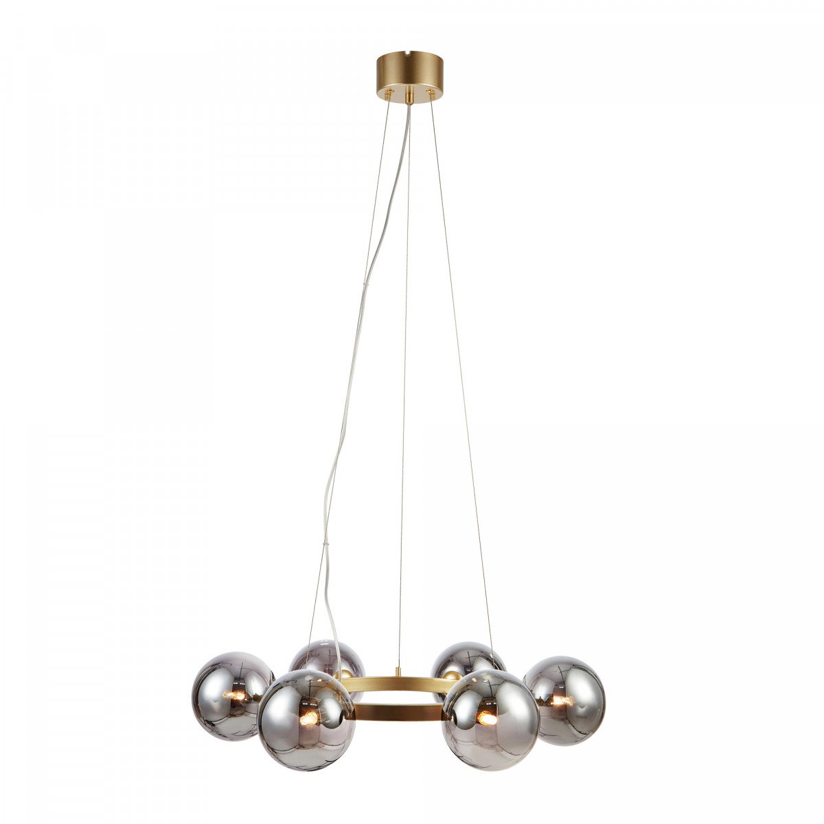 Suspension Circle dorée ronde design moderne intérieur