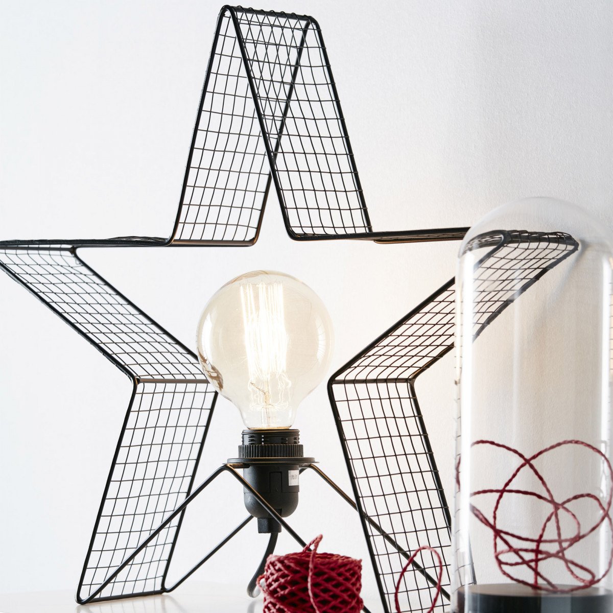 Lampe de table étoile Holger (703929) | Nostalux.fr