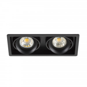 Spots Bjorn 2 (7668) noirs à encastrer - orientables| Nostalux.fr