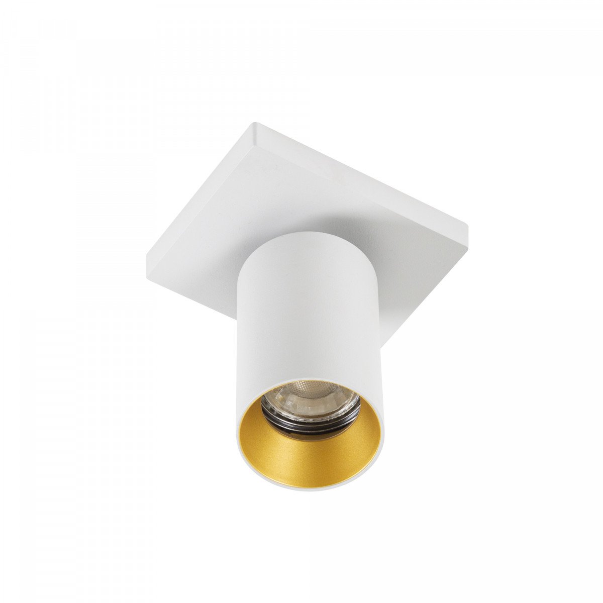 Spot blanc / or en saillie Mila 1 (7671) orientable| Nostalux.fr