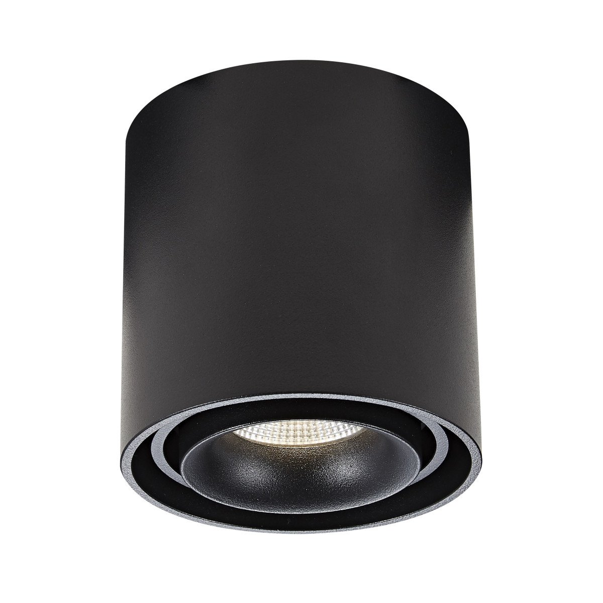 Éclairage d'intérieur Spot en saillie Oliver aux formes rondes, design moderne et finition de couleur noire.