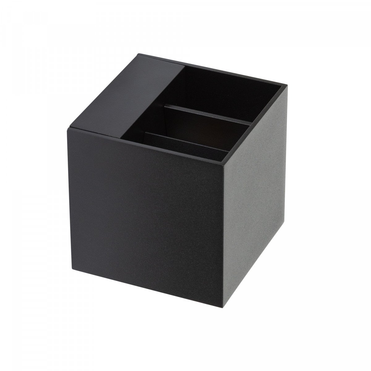 Applique d'intérieur Shift up et downlighter au design moderne en aluminium de couleur noire