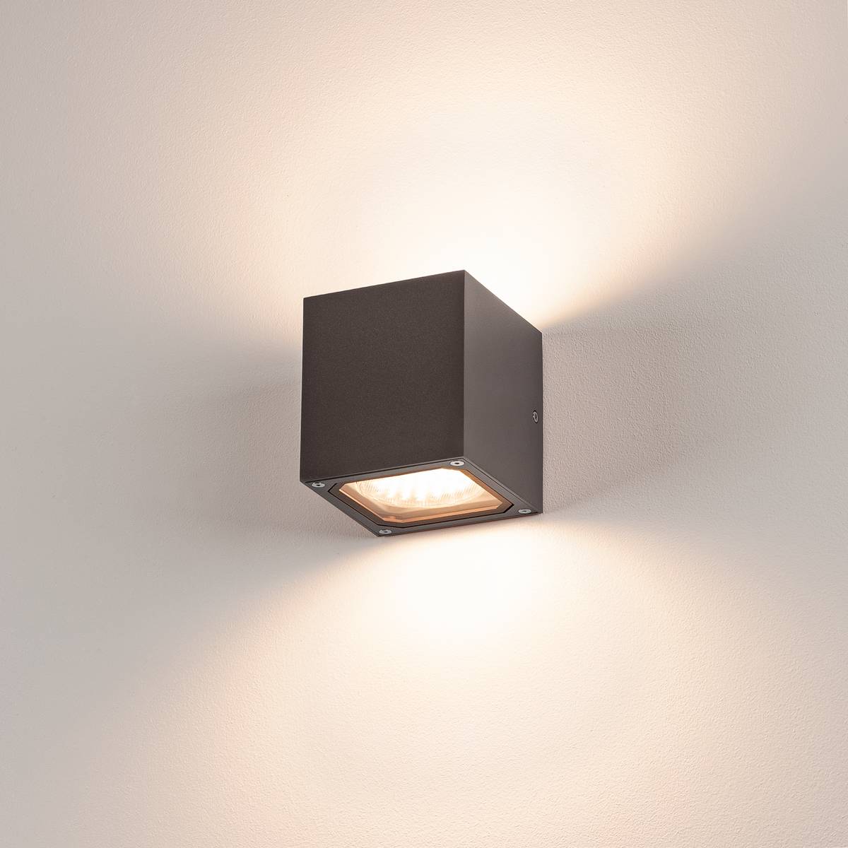 Lampe d'extérieur Sitra Cube (232535) anthracite 2xGX53 | Nostalux.fr