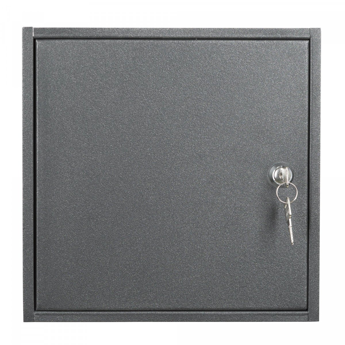 Boîte aux lettres porte encastrée en acier inoxydable anthracite 1725k7