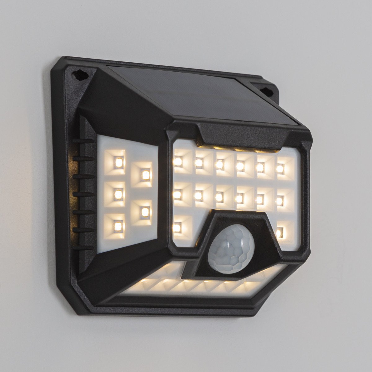 Applique d'extérieur solaire LED capteur Solys S (7764) | Nostalux.fr
