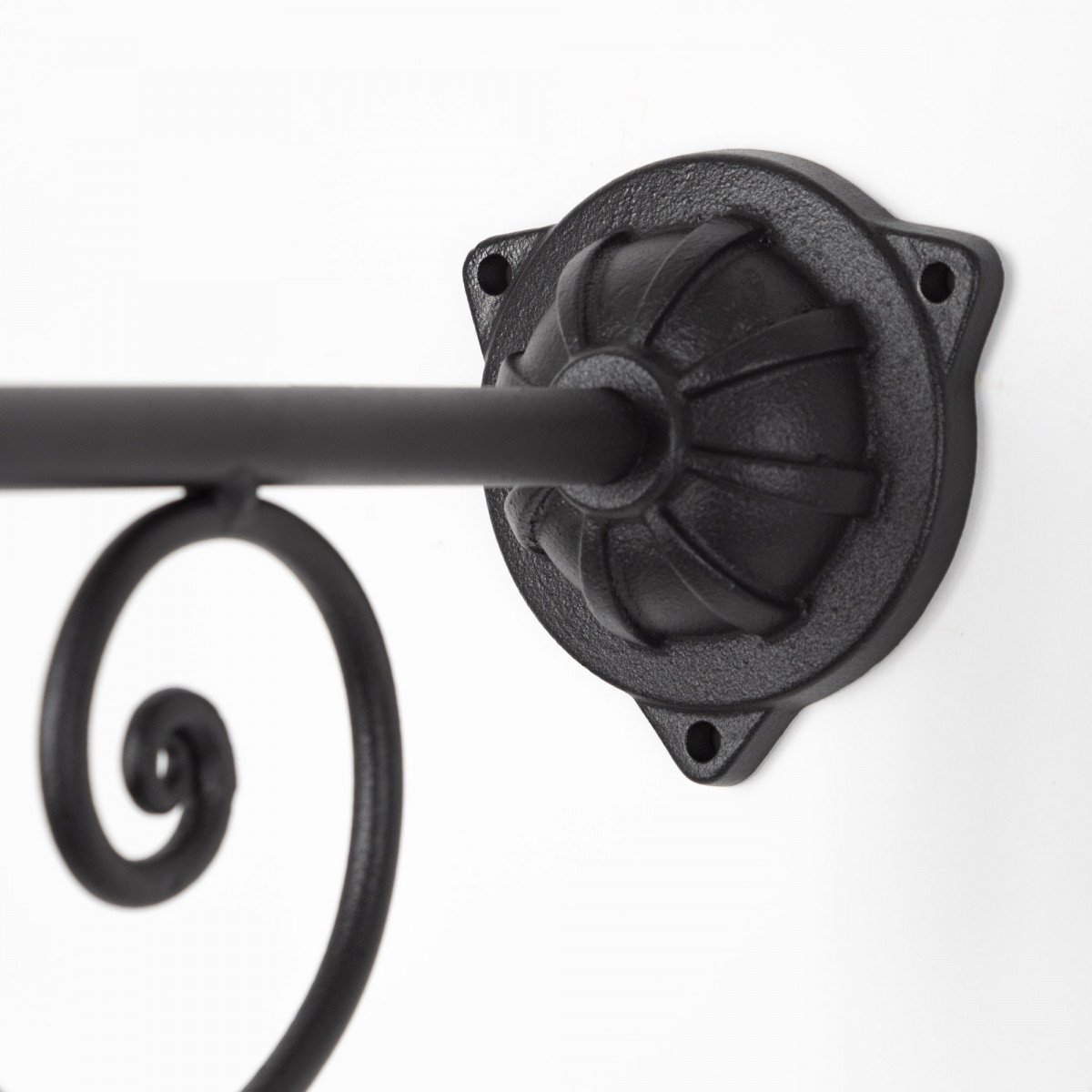 Col de cygne robuste en fonte pour l'extérieur noir & cuivre (7586) de Nostalux