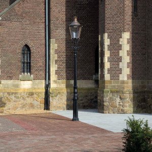 Lampadaire de jardin (0601) Den Haag (La Haye) classique en fonte | Nostalux.fr
