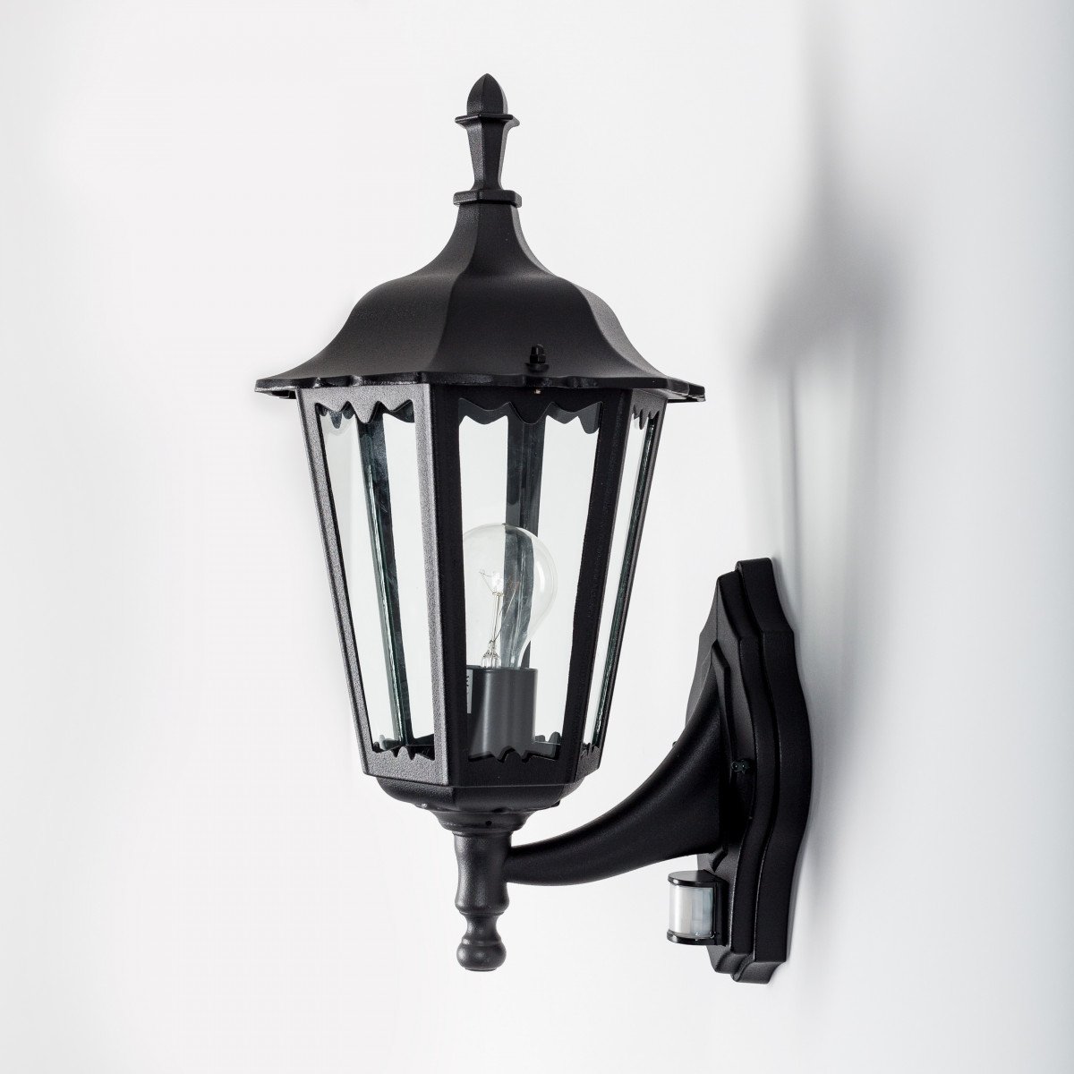 Lampe d'extérieur verte Ancona (7263) applique montante avec capteur de mouvement de KS Lighting avec offre Nostalux