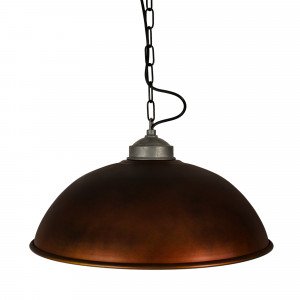 Lampe suspendue Industrial XL look cuivre (6503k8) de KS Lighting | Nostalux.fr