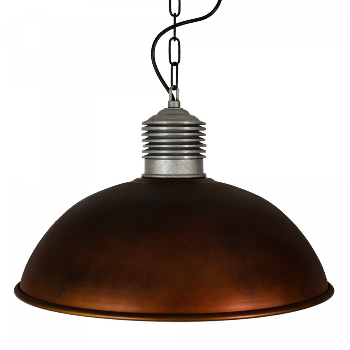 Lampe suspendue Industrial II look cuivre (6504k8) | Nostalux.fr