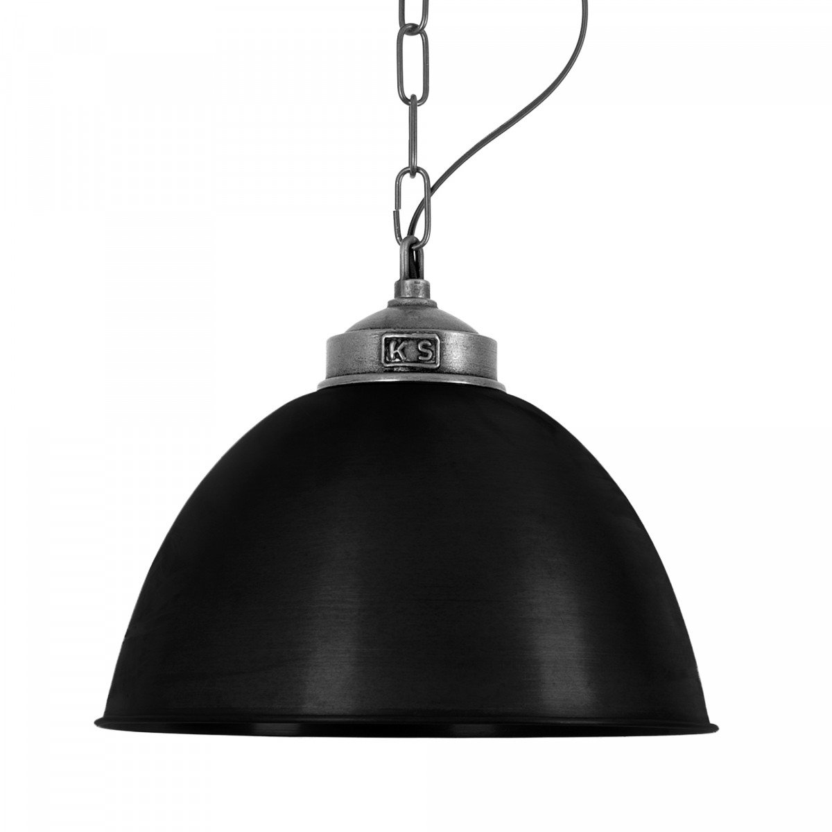 Lampe d'extérieur noire sur chaîne Loft ll (6577) de Nostalux