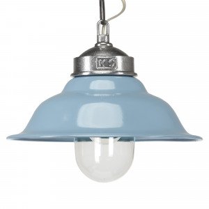 Lampe suspendue Porto Fino Bleu pastel rétro vintage (6865) | Nostalux.fr